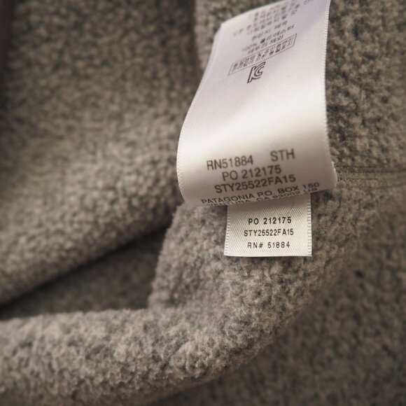 Patagonia Grey Quarter Zip Better Sweater sz L - Picture 6 of 8